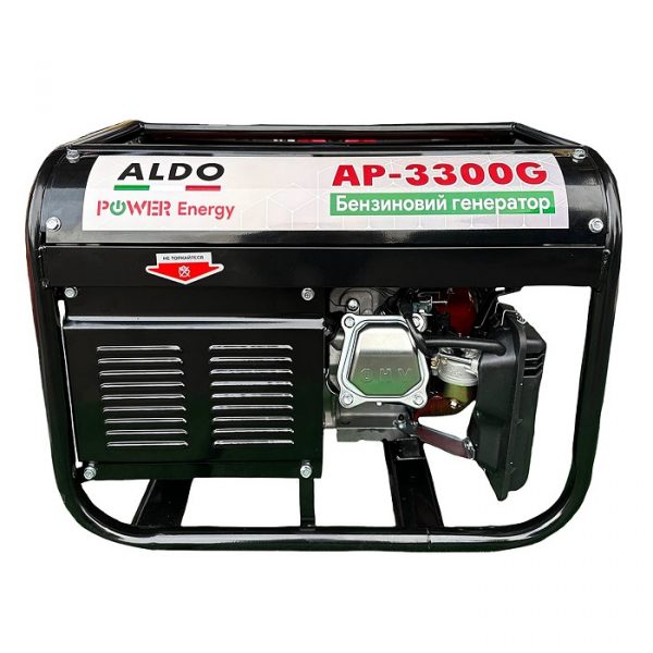 Генератор бензиновий ALDO AP-3300G (3.0-3.3 кВт, ручний стартер)